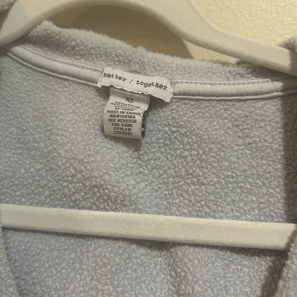 Better Together Women's Gray Fleece Jacket